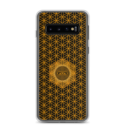TRILLYYON - Black & Gold - Flower Of Life Samsung Case