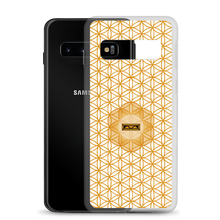 Load image into Gallery viewer, TRILLYYON - White &amp; Gold - Flower Of Life Samsung Case