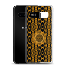 Load image into Gallery viewer, TRILLYYON - Black &amp; Gold - Flower Of Life Samsung Case