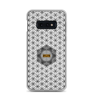 TRILLYYON - White & Black - Flower Of Life Samsung Case