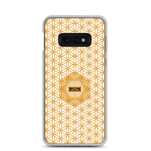 Load image into Gallery viewer, TRILLYYON - White &amp; Gold - Flower Of Life Samsung Case