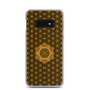 TRILLYYON - Black & Gold - Flower Of Life Samsung Case