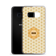 Load image into Gallery viewer, TRILLYYON - White &amp; Gold - Flower Of Life Samsung Case