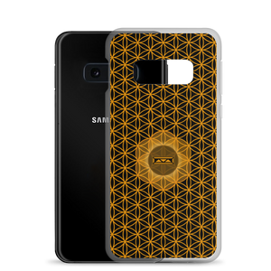 TRILLYYON - Black & Gold - Flower Of Life Samsung Case