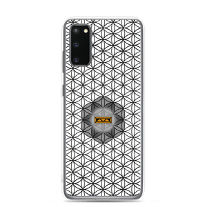 TRILLYYON - White & Black - Flower Of Life Samsung Case