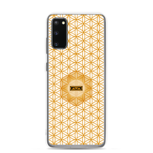 Load image into Gallery viewer, TRILLYYON - White &amp; Gold - Flower Of Life Samsung Case
