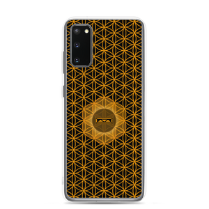 TRILLYYON - Black & Gold - Flower Of Life Samsung Case