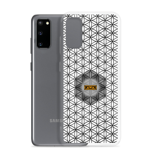 TRILLYYON - White & Black - Flower Of Life Samsung Case