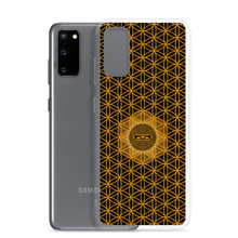 Load image into Gallery viewer, TRILLYYON - Black &amp; Gold - Flower Of Life Samsung Case
