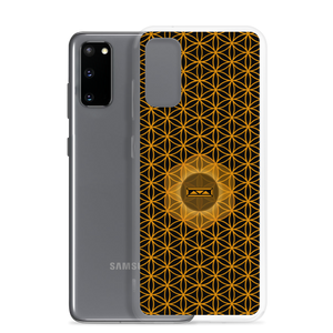 TRILLYYON - Black & Gold - Flower Of Life Samsung Case