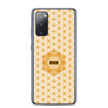 Load image into Gallery viewer, TRILLYYON - White &amp; Gold - Flower Of Life Samsung Case