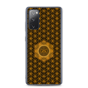 TRILLYYON - Black & Gold - Flower Of Life Samsung Case