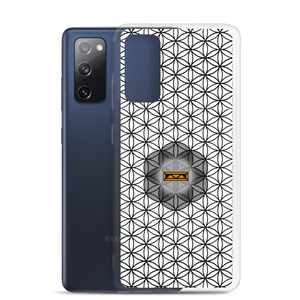 TRILLYYON - White & Black - Flower Of Life Samsung Case