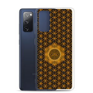 TRILLYYON - Black & Gold - Flower Of Life Samsung Case