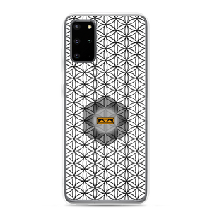 TRILLYYON - White & Black - Flower Of Life Samsung Case