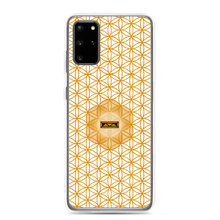 Load image into Gallery viewer, TRILLYYON - White &amp; Gold - Flower Of Life Samsung Case
