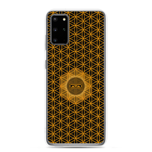 TRILLYYON - Black & Gold - Flower Of Life Samsung Case