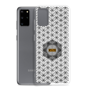 TRILLYYON - White & Black - Flower Of Life Samsung Case