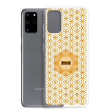 Load image into Gallery viewer, TRILLYYON - White &amp; Gold - Flower Of Life Samsung Case