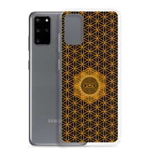 Load image into Gallery viewer, TRILLYYON - Black &amp; Gold - Flower Of Life Samsung Case