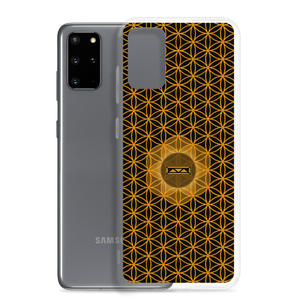 TRILLYYON - Black & Gold - Flower Of Life Samsung Case