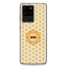 Load image into Gallery viewer, TRILLYYON - White &amp; Gold - Flower Of Life Samsung Case