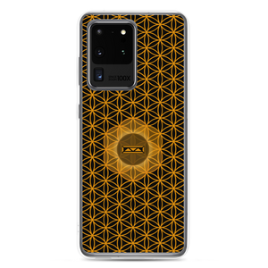 TRILLYYON - Black & Gold - Flower Of Life Samsung Case