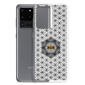 TRILLYYON - White & Black - Flower Of Life Samsung Case