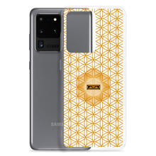 Load image into Gallery viewer, TRILLYYON - White &amp; Gold - Flower Of Life Samsung Case