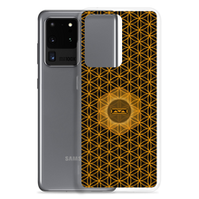 Load image into Gallery viewer, TRILLYYON - Black &amp; Gold - Flower Of Life Samsung Case