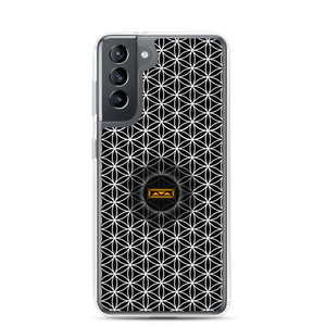 TRILLYYON - Black & White  - Flower Of LifeSamsung Case