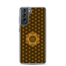 Load image into Gallery viewer, TRILLYYON - Black &amp; Gold - Flower Of Life Samsung Case