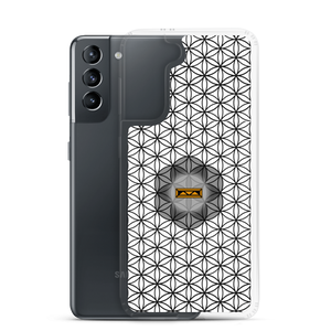 TRILLYYON - White & Black - Flower Of Life Samsung Case