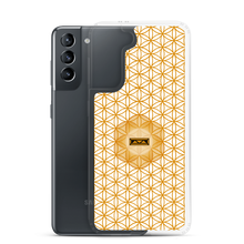Load image into Gallery viewer, TRILLYYON - White &amp; Gold - Flower Of Life Samsung Case