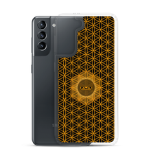 Load image into Gallery viewer, TRILLYYON - Black &amp; Gold - Flower Of Life Samsung Case
