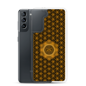 TRILLYYON - Black & Gold - Flower Of Life Samsung Case