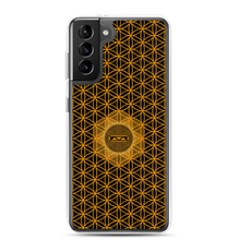 Load image into Gallery viewer, TRILLYYON - Black &amp; Gold - Flower Of Life Samsung Case