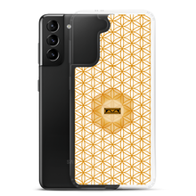 Load image into Gallery viewer, TRILLYYON - White &amp; Gold - Flower Of Life Samsung Case