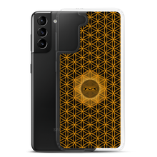 Load image into Gallery viewer, TRILLYYON - Black &amp; Gold - Flower Of Life Samsung Case