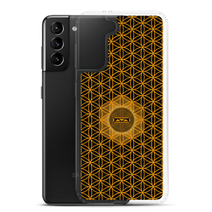 TRILLYYON - Black & Gold - Flower Of Life Samsung Case