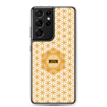 Load image into Gallery viewer, TRILLYYON - White &amp; Gold - Flower Of Life Samsung Case