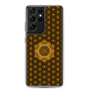 TRILLYYON - Black & Gold - Flower Of Life Samsung Case
