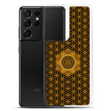 Load image into Gallery viewer, TRILLYYON - Black &amp; Gold - Flower Of Life Samsung Case
