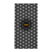 Load image into Gallery viewer, TRILLYYON - Black &amp; White - Flower Of Life Towel