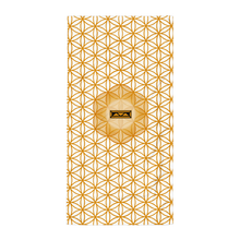 Load image into Gallery viewer, TRILLYYON - White &amp; Gold - Flower Of Life Towel