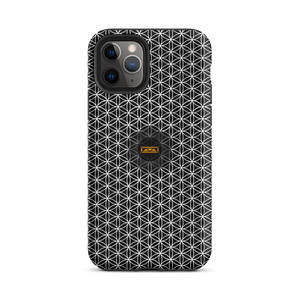 TRILLYYON - Black & White - Flower Of Life Tough iPhone Case