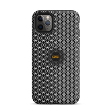 Load image into Gallery viewer, TRILLYYON - Black &amp; White - Flower Of Life Tough iPhone Case