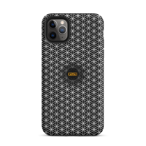 TRILLYYON - Black & White - Flower Of Life Tough iPhone Case