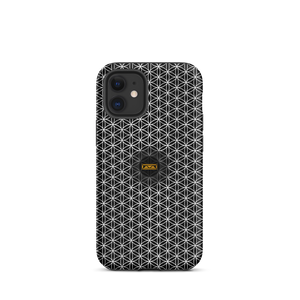 TRILLYYON - Black & White - Flower Of Life Tough iPhone Case