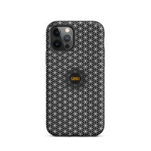Load image into Gallery viewer, TRILLYYON - Black &amp; White - Flower Of Life Tough iPhone Case